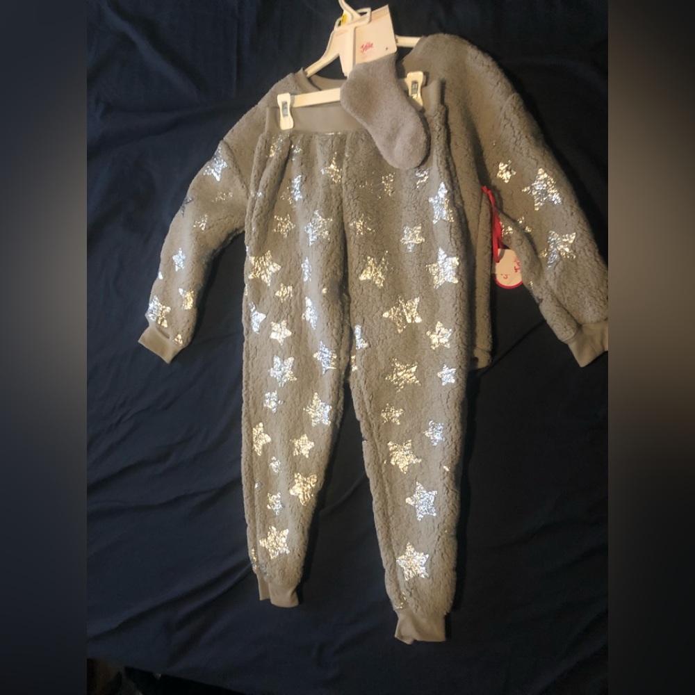 3 piece pj suit youth girl size m